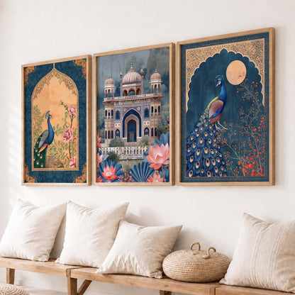 Traditional   Wall  Art  Paintings for Living Room - Wall Poster With frames