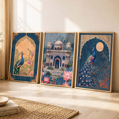 Traditional   Wall  Art  Paintings for Living Room - Wall Poster With frames
