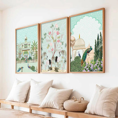 Traditional   Wall  Art  Paintings for Living Room - Wall Poster With frames