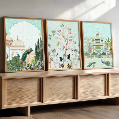 Traditional   Wall  Art  Paintings for Living Room - Wall Poster With frames