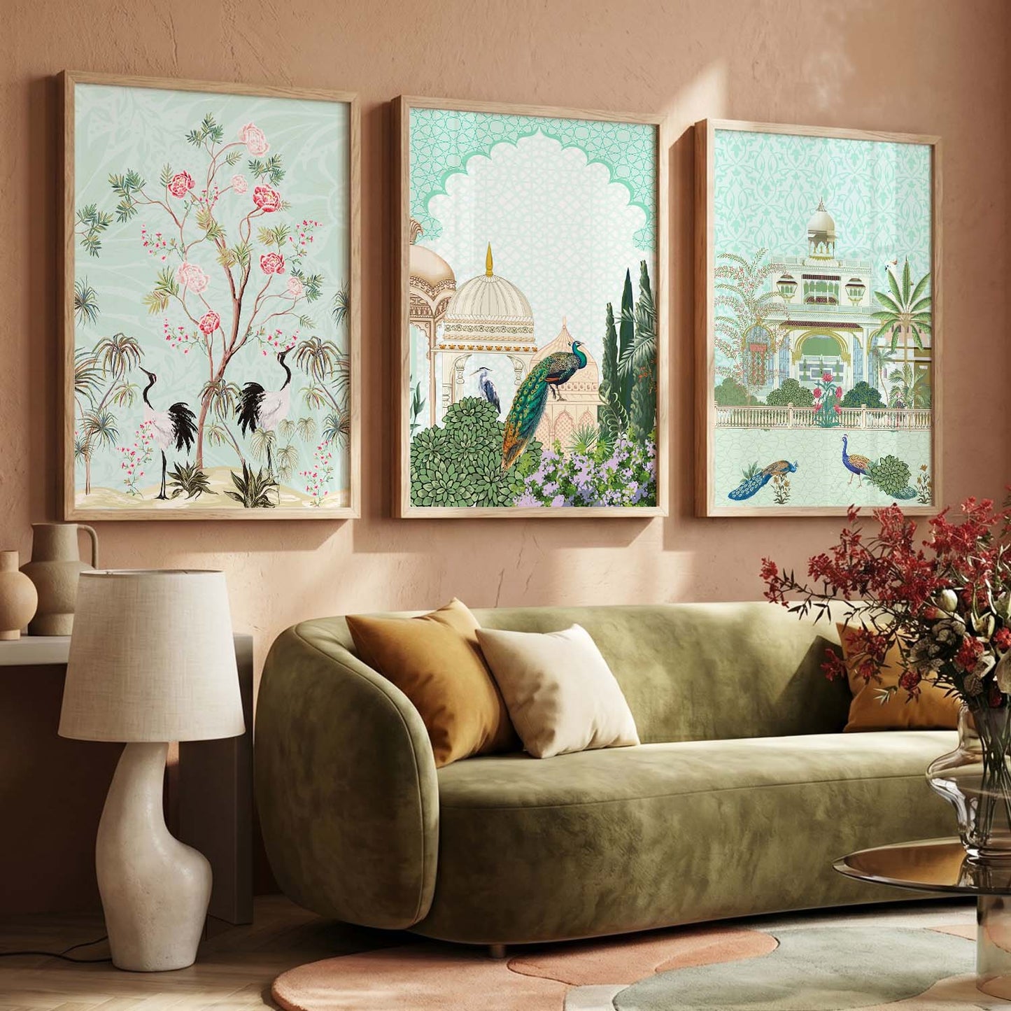 Traditional   Wall  Art  Paintings for Living Room - Wall Poster With frames