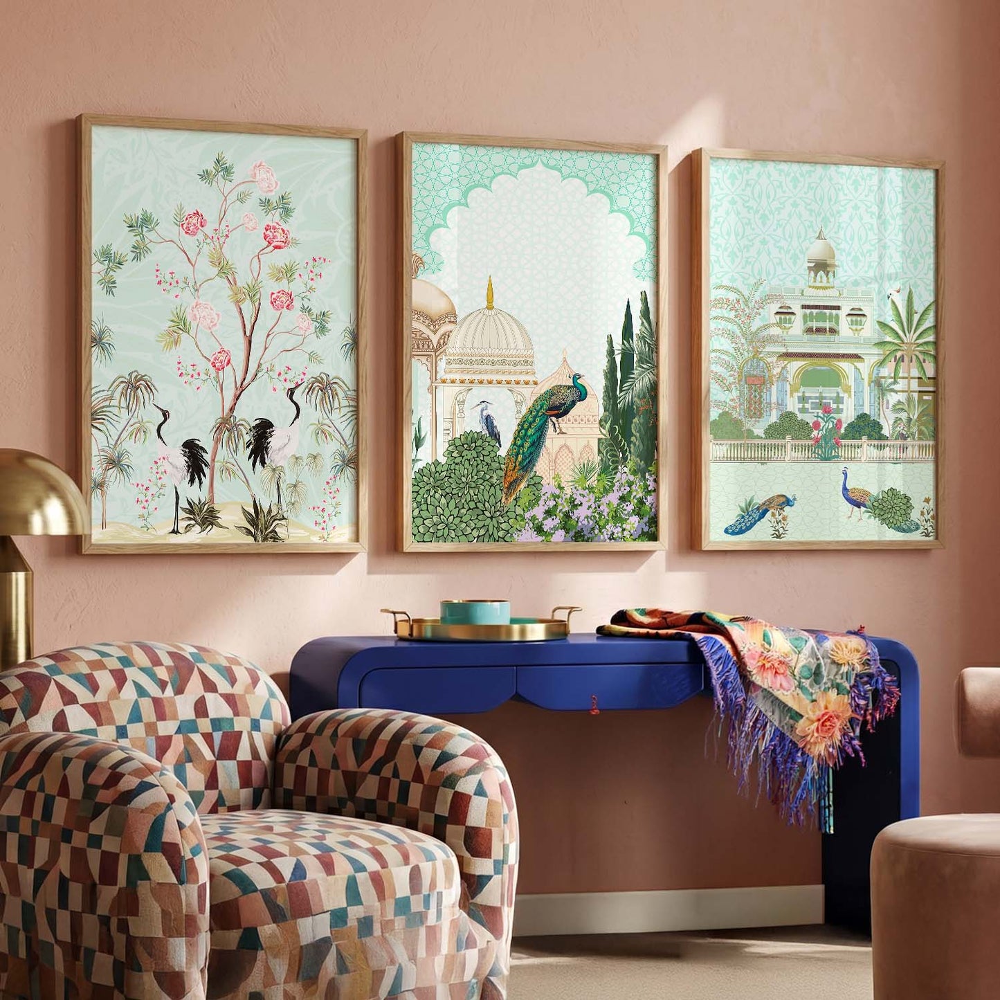 Traditional   Wall  Art  Paintings for Living Room - Wall Poster With frames