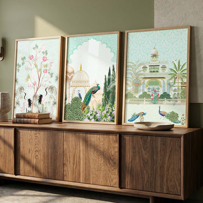 Traditional   Wall  Art  Paintings for Living Room - Wall Poster With frames