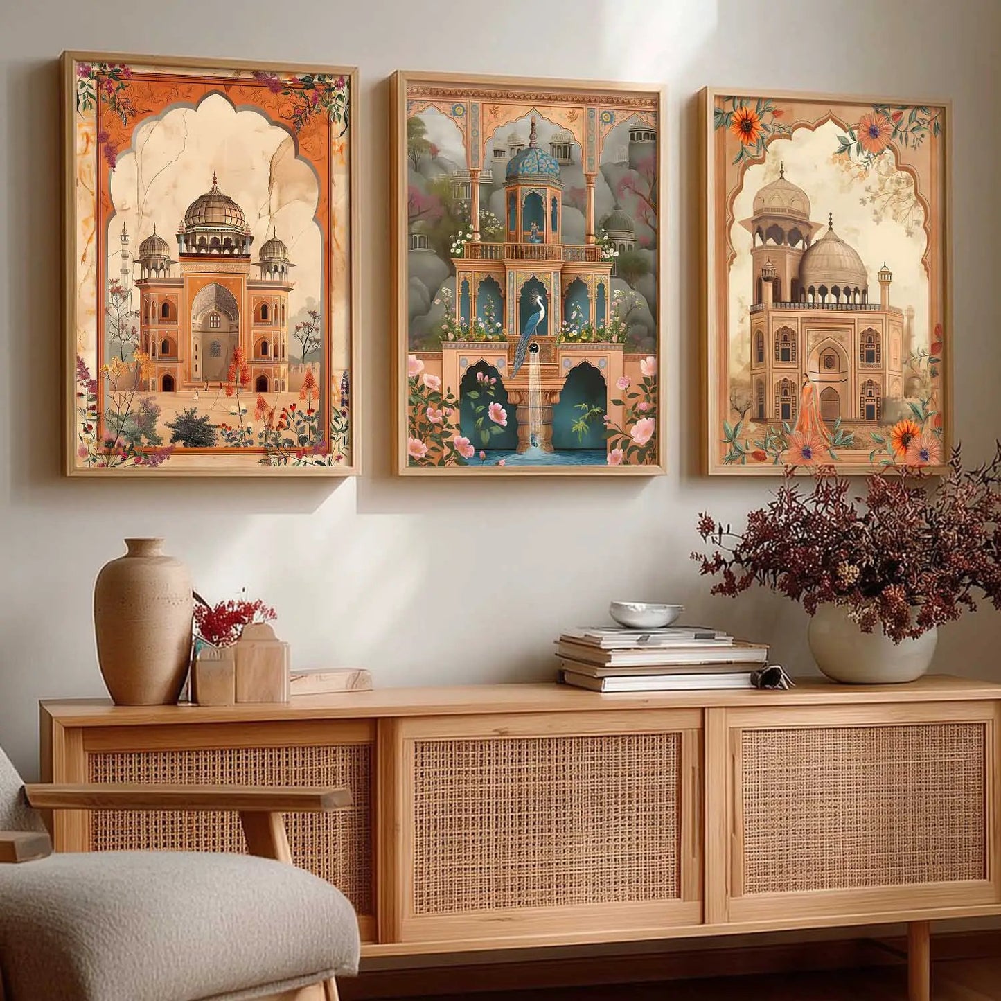 Traditional  Wall  Art  Paintings for Living Room - Wall Poster With frames
