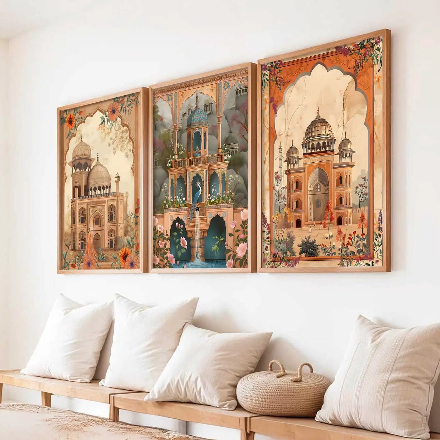 Traditional  Wall  Art  Paintings for Living Room - Wall Poster With frames