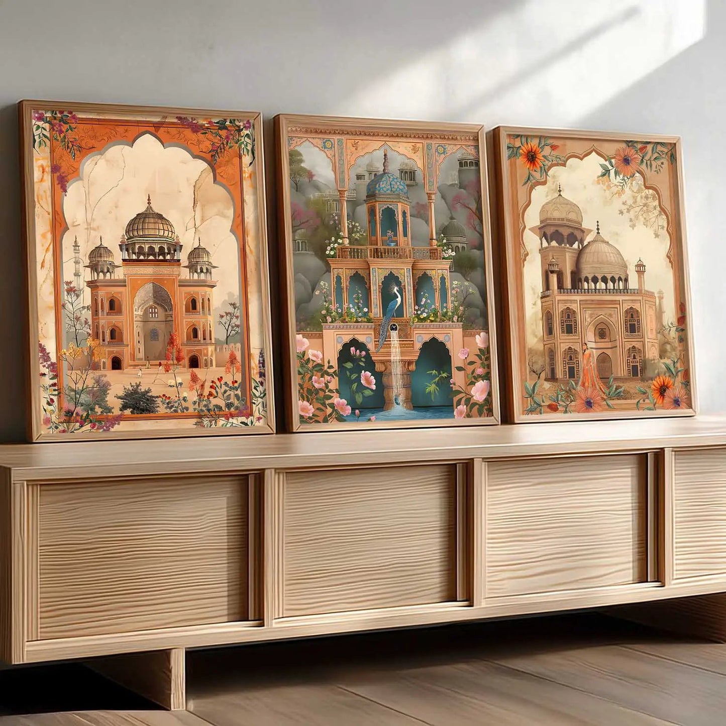 Traditional  Wall  Art  Paintings for Living Room - Wall Poster With frames