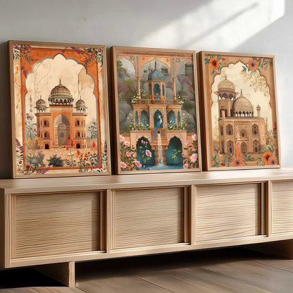 Traditional  Wall  Art  Paintings for Living Room - Wall Poster With frames
