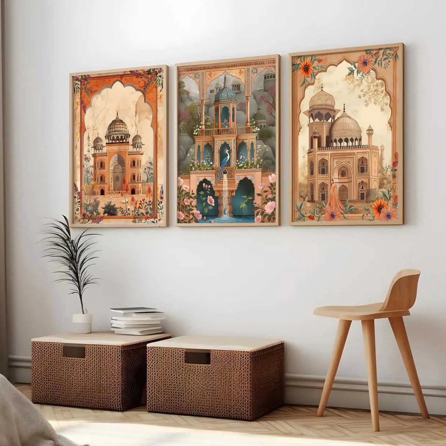 Traditional  Wall  Art  Paintings for Living Room - Wall Poster With frames