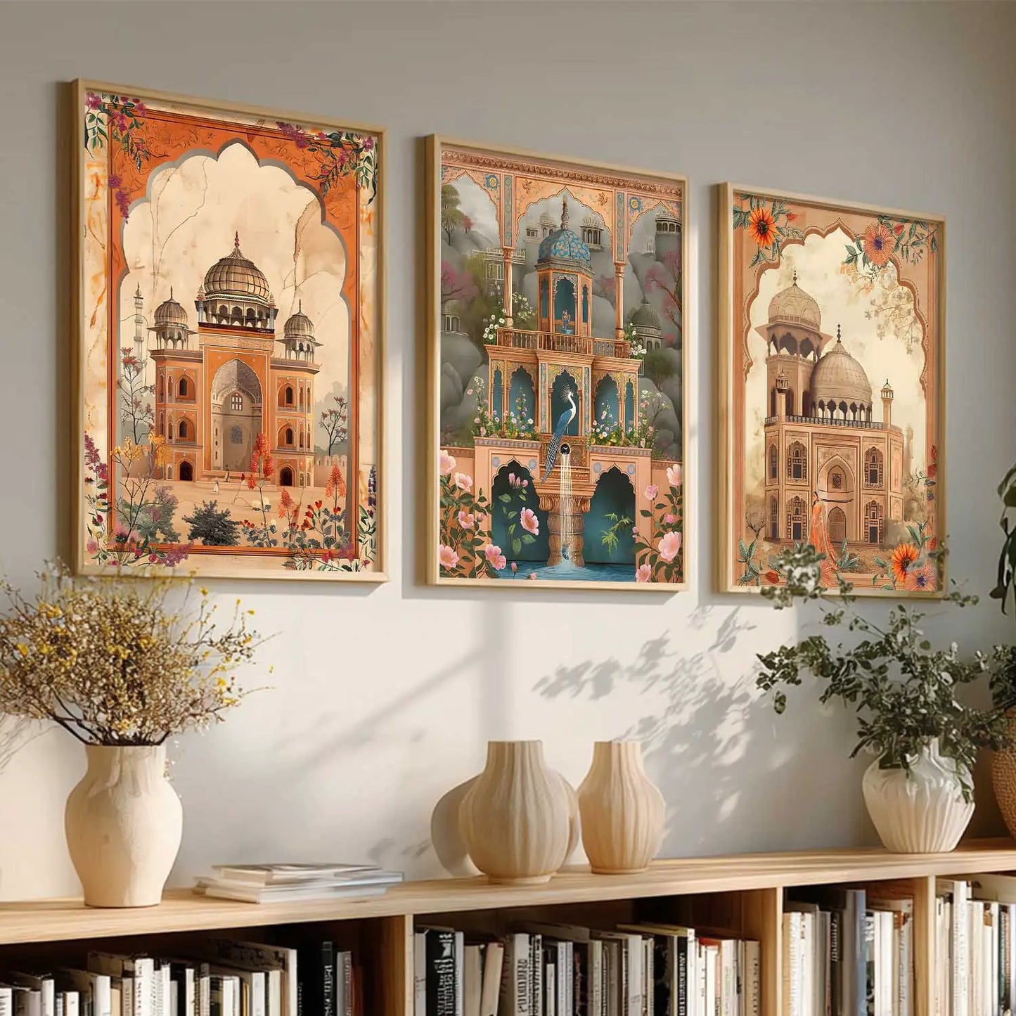 Traditional  Wall  Art  Paintings for Living Room - Wall Poster With frames