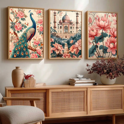 Traditional  Wall  Art Paintings for Living Room - Wall Poster With frames