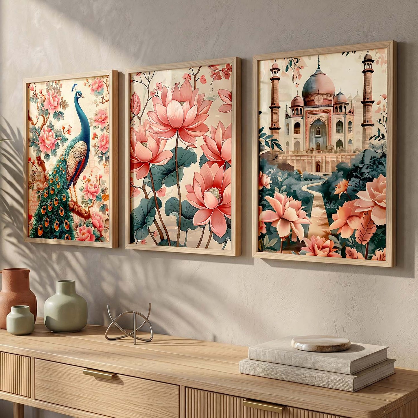 Traditional  Wall  Art Paintings for Living Room - Wall Poster With frames