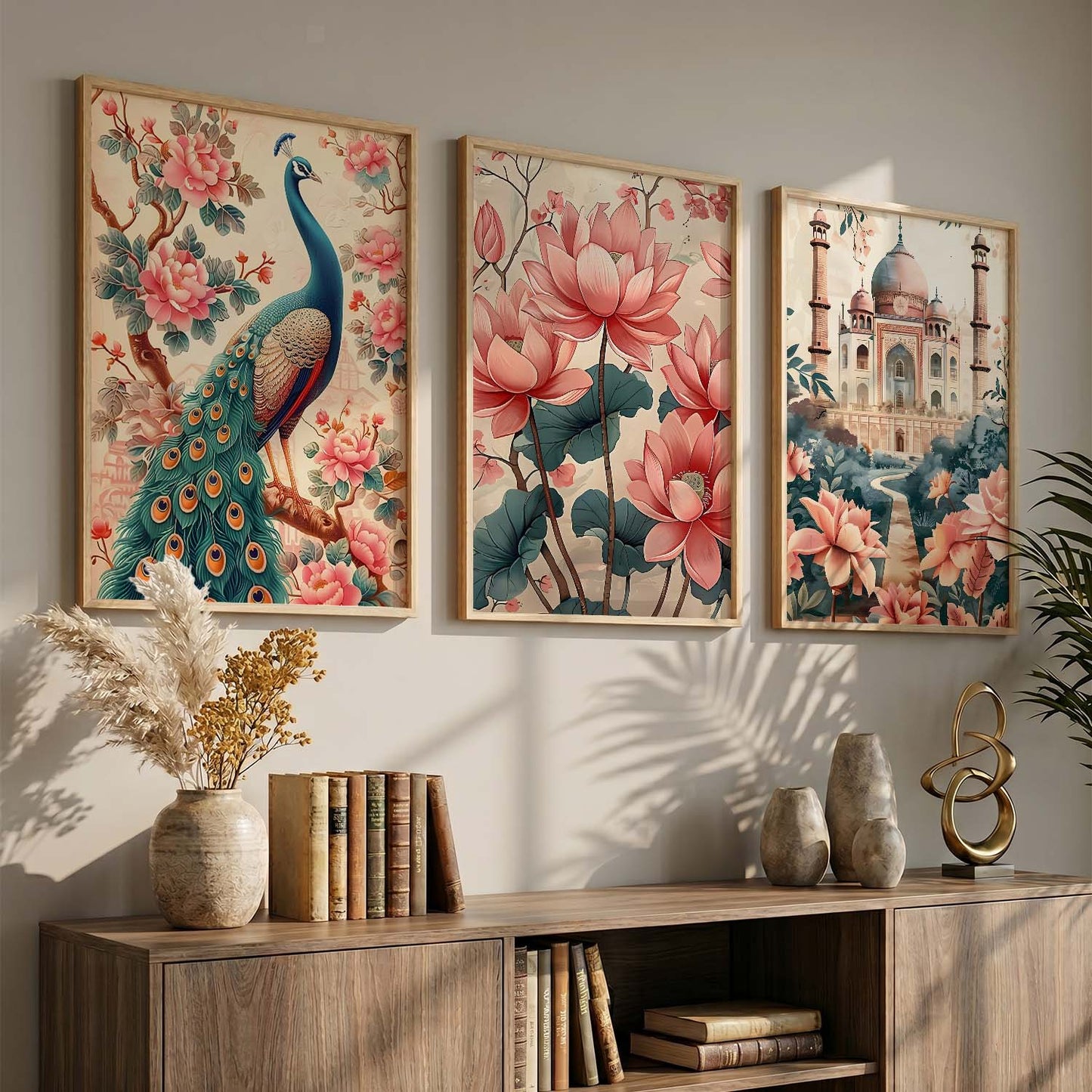 Traditional  Wall  Art Paintings for Living Room - Wall Poster With frames