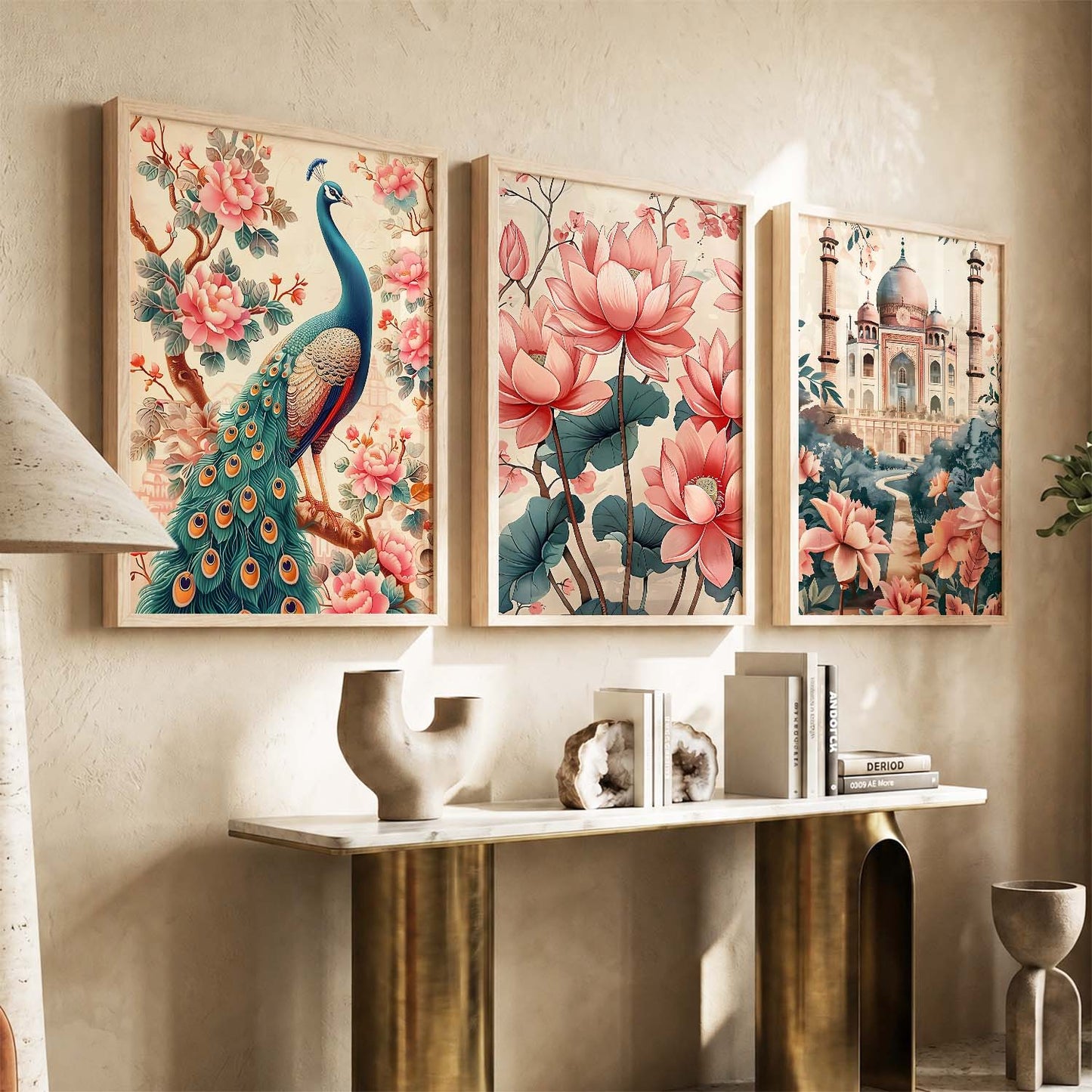 Traditional  Wall  Art Paintings for Living Room - Wall Poster With frames