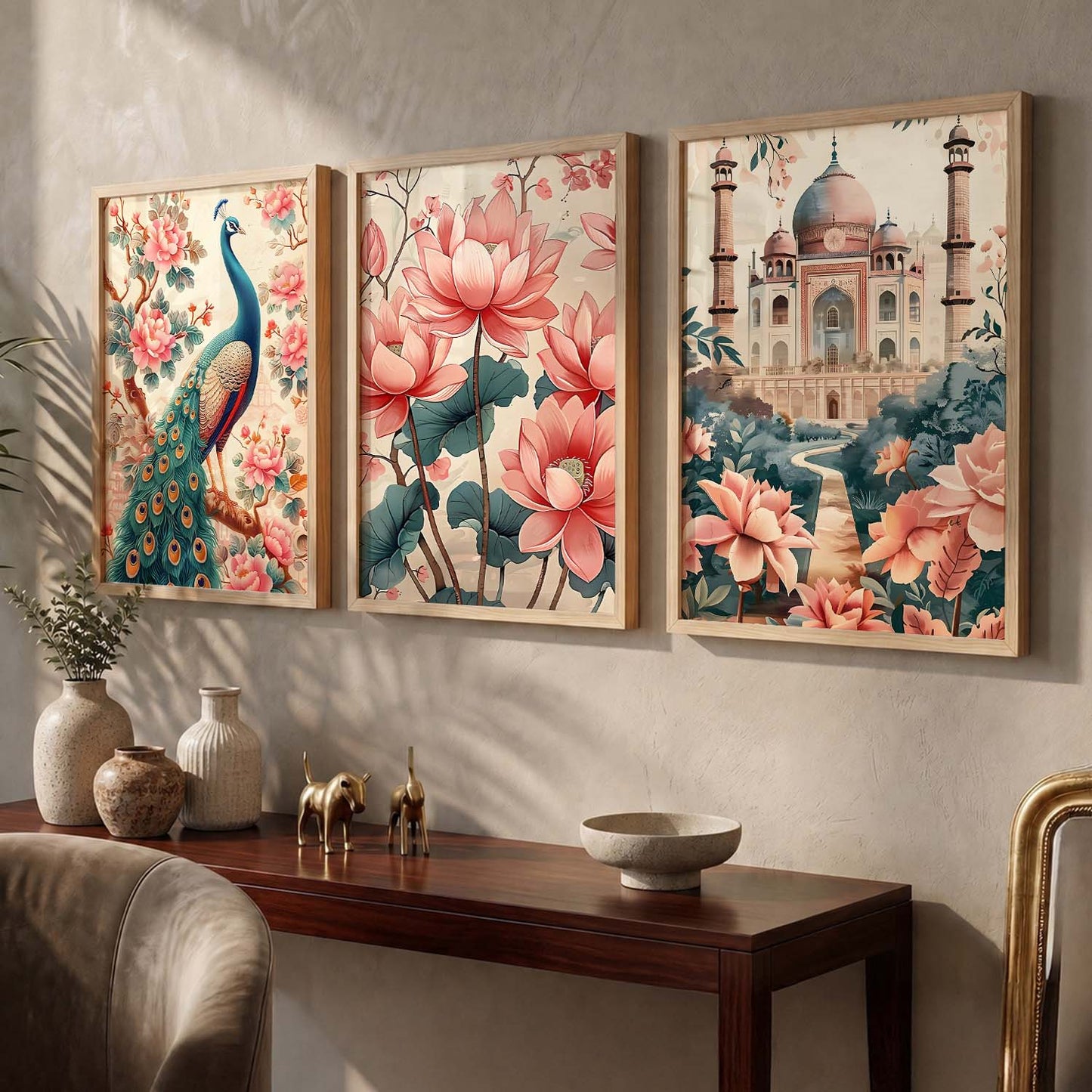 Traditional  Wall  Art Paintings for Living Room - Wall Poster With frames