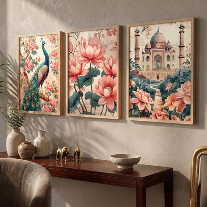 Traditional  Wall  Art Paintings for Living Room - Wall Poster With frames