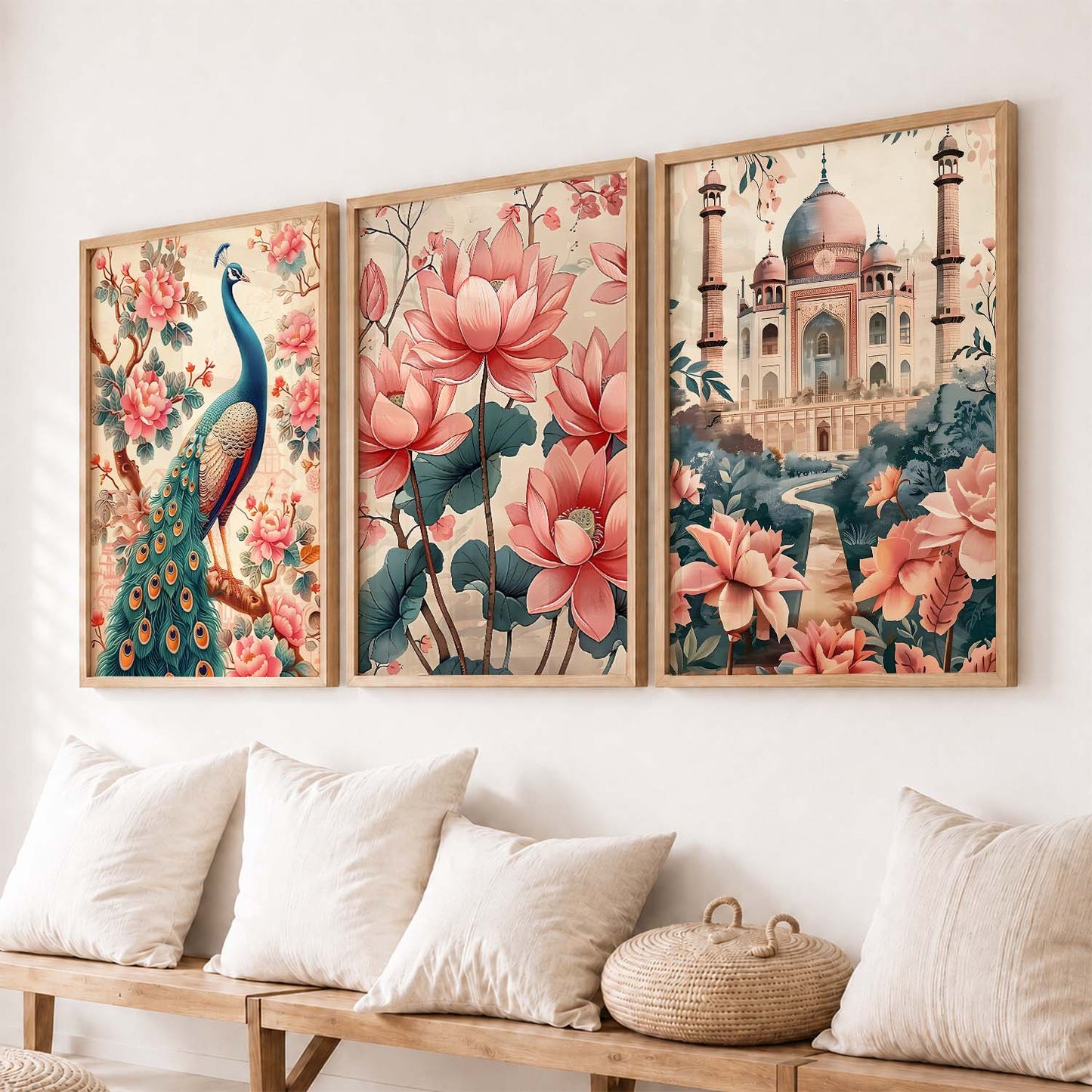 Traditional  Wall  Art Paintings for Living Room - Wall Poster With frames