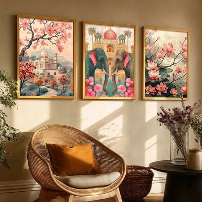 Traditional  Wall Art Paintings for Living Room - Wall Poster With frames