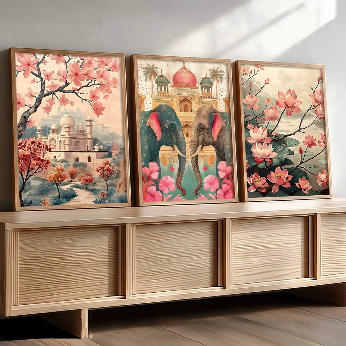 Traditional  Wall Art Paintings for Living Room - Wall Poster With frames