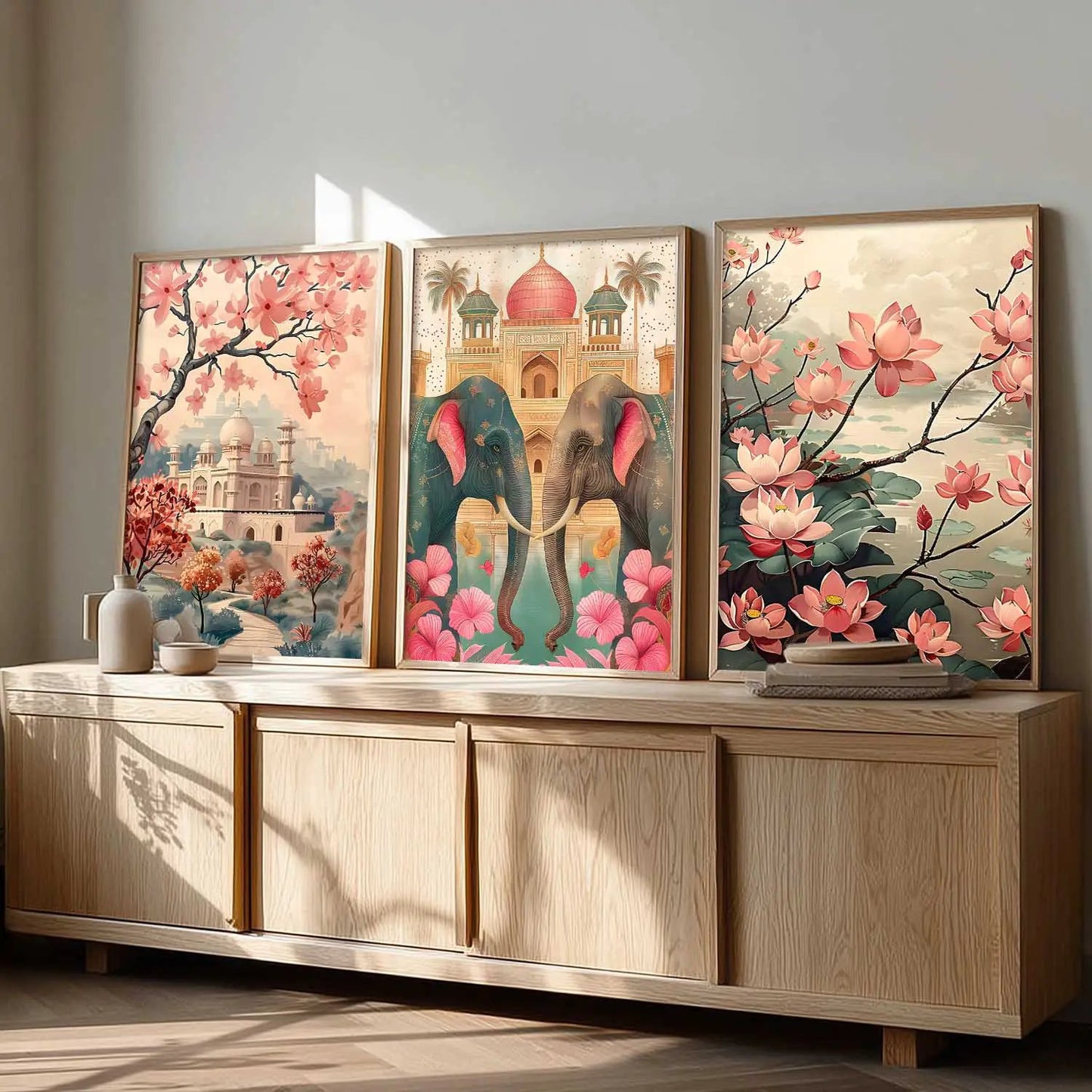Traditional  Wall Art Paintings for Living Room - Wall Poster With frames