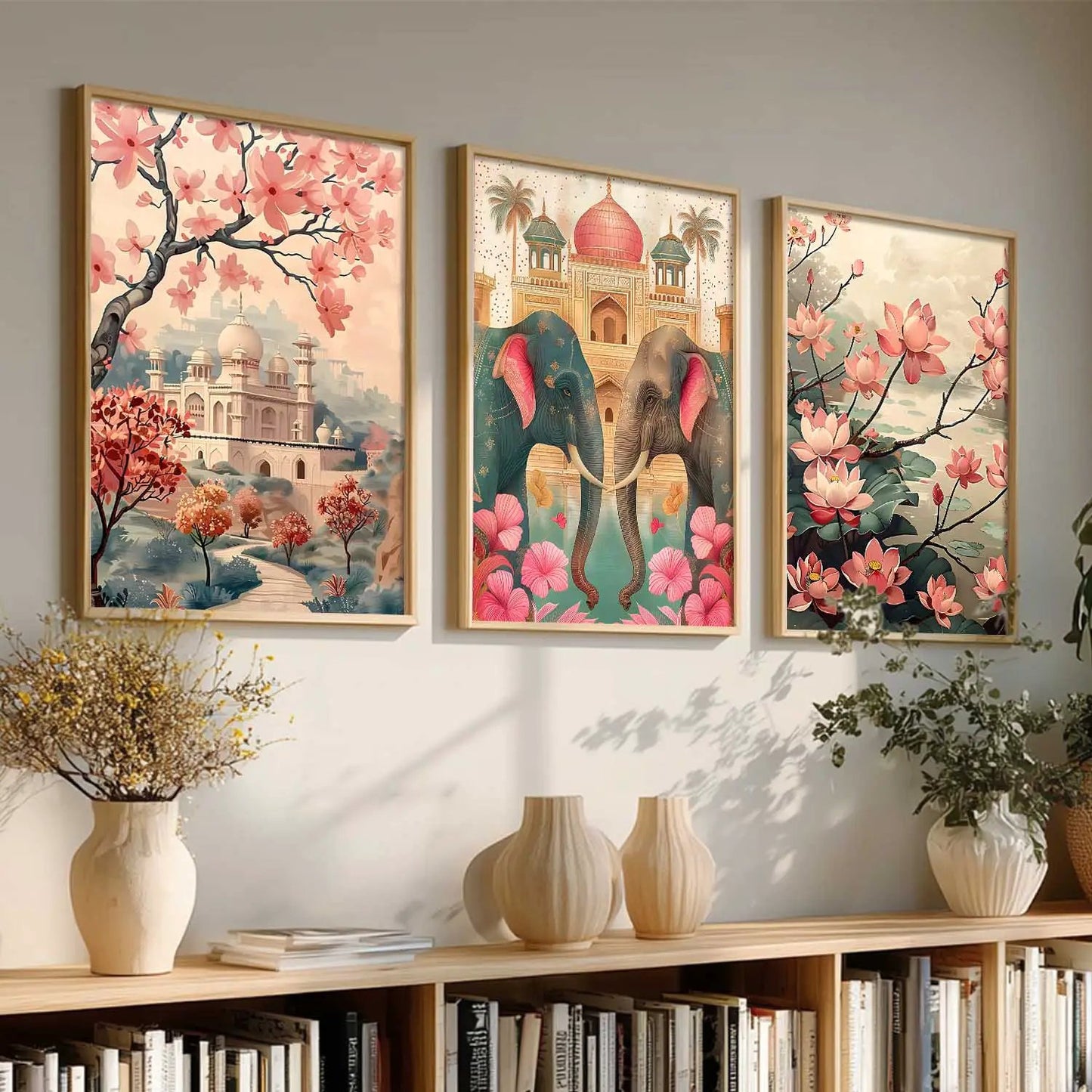Traditional  Wall Art Paintings for Living Room - Wall Poster With frames