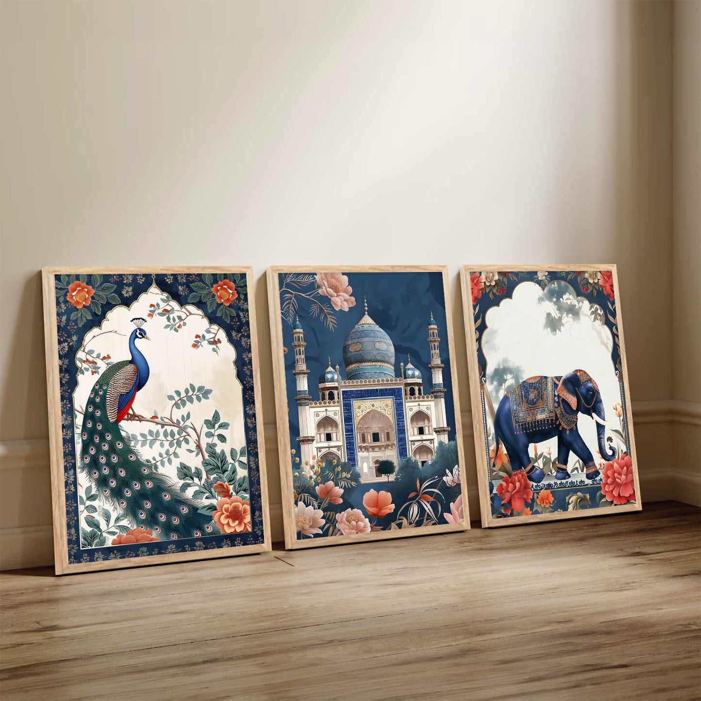 Madhubani    Wall  Art  Paintings for Living Room - Wall Poster With frames