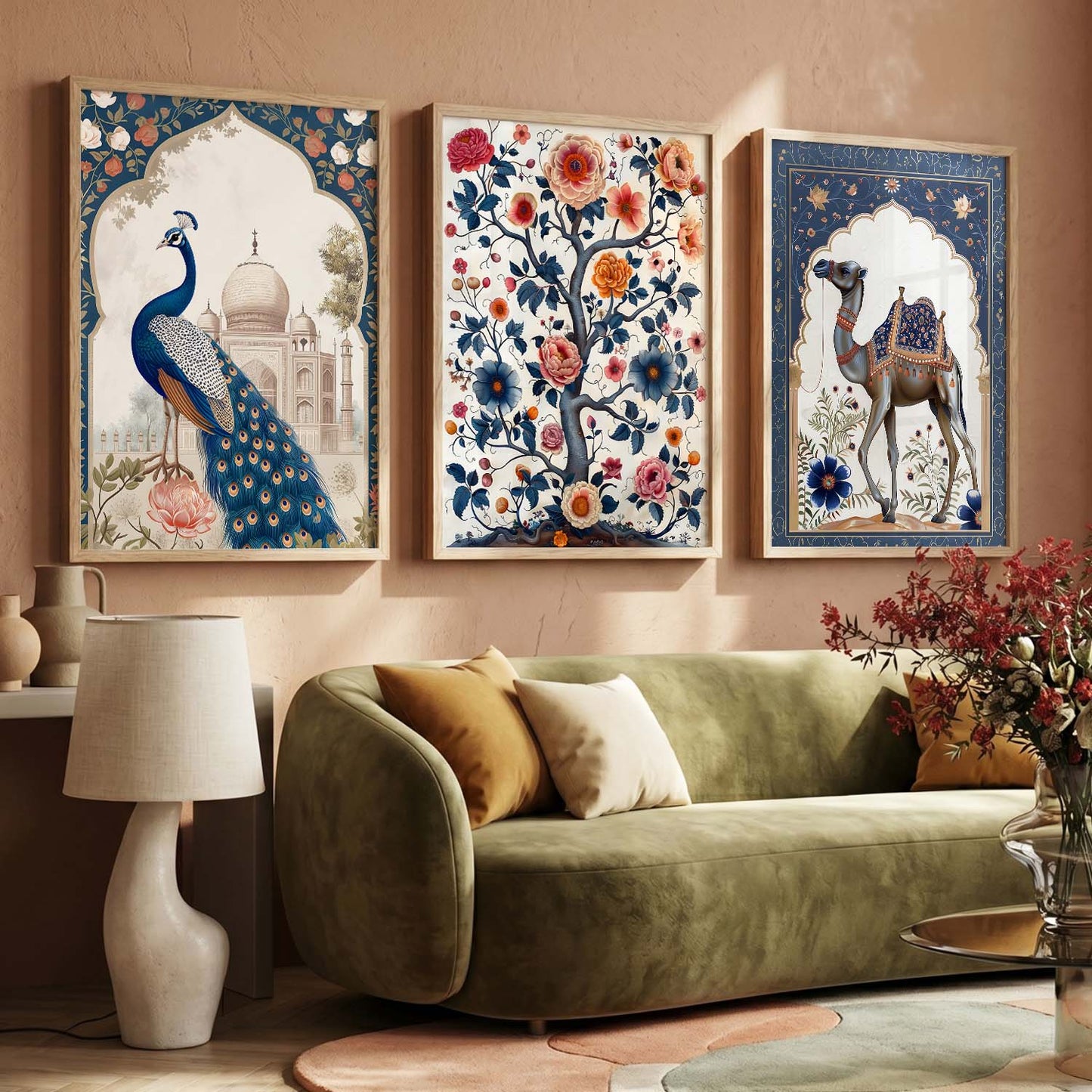 Traditional Wall Art Paintings for Living Room - Wall Poster With frames
