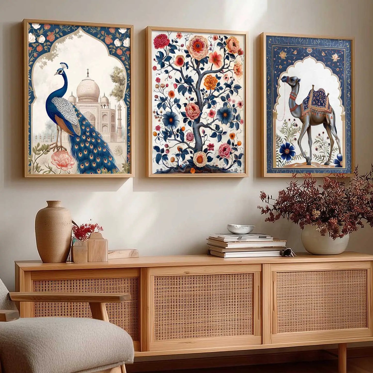 Traditional Wall Art Paintings for Living Room - Wall Poster With frames