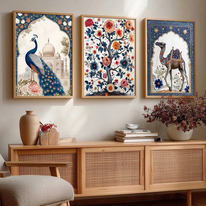 Traditional Wall Art Paintings for Living Room - Wall Poster With frames