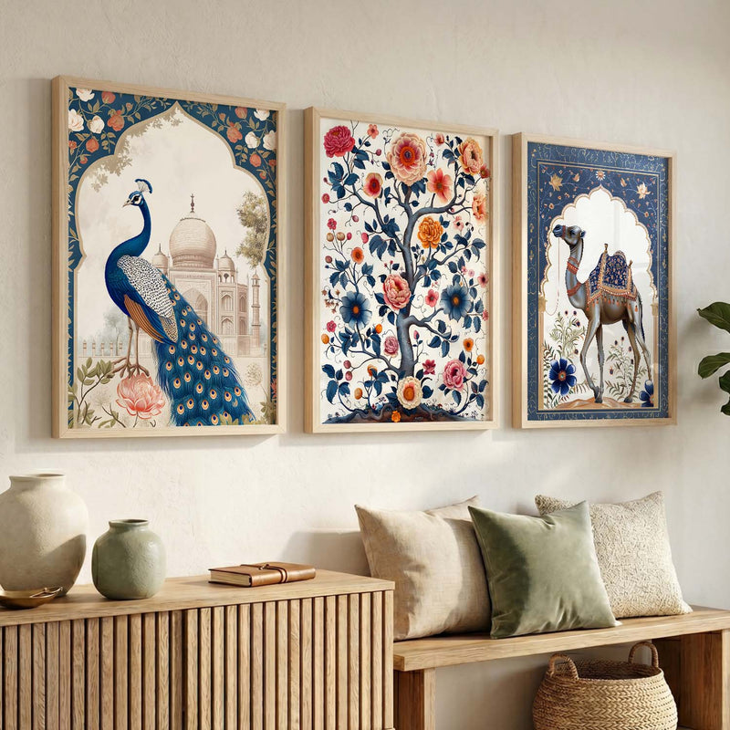 Traditional Wall Art Paintings for Living Room - Wall Poster With frames