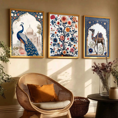 Traditional Wall Art Paintings for Living Room - Wall Poster With frames