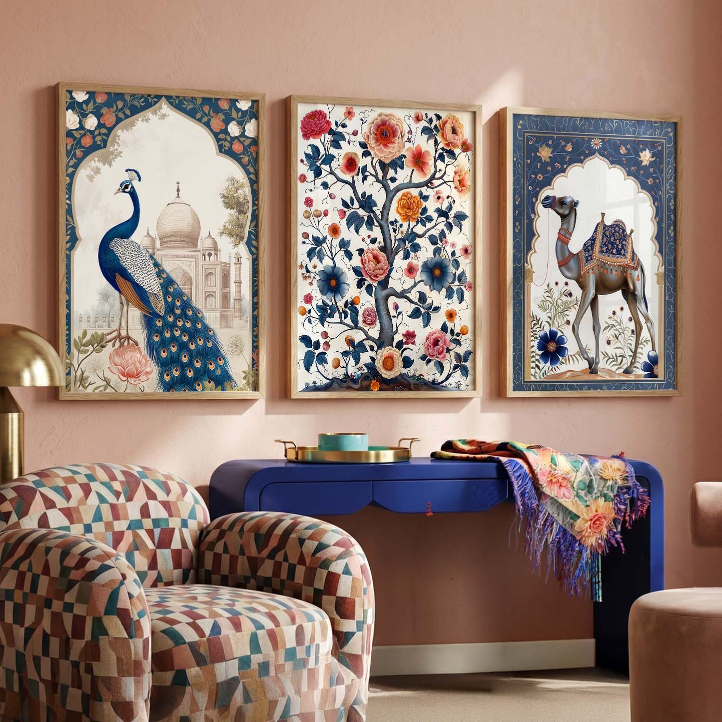 Traditional Wall Art Paintings for Living Room - Wall Poster With frames