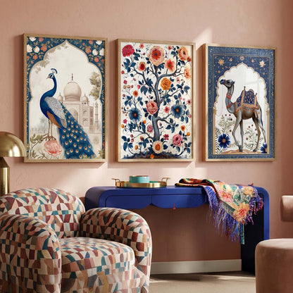 Traditional Wall Art Paintings for Living Room - Wall Poster With frames