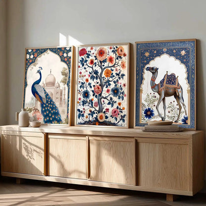 Traditional Wall Art Paintings for Living Room - Wall Poster With frames