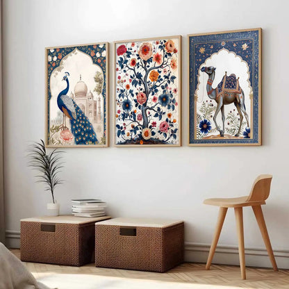 Traditional Wall Art Paintings for Living Room - Wall Poster With frames