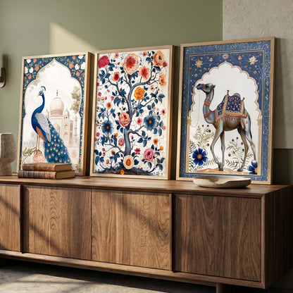 Traditional Wall Art Paintings for Living Room - Wall Poster With frames