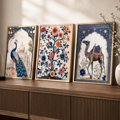 Traditional Wall Art Paintings for Living Room - Wall Poster With frames