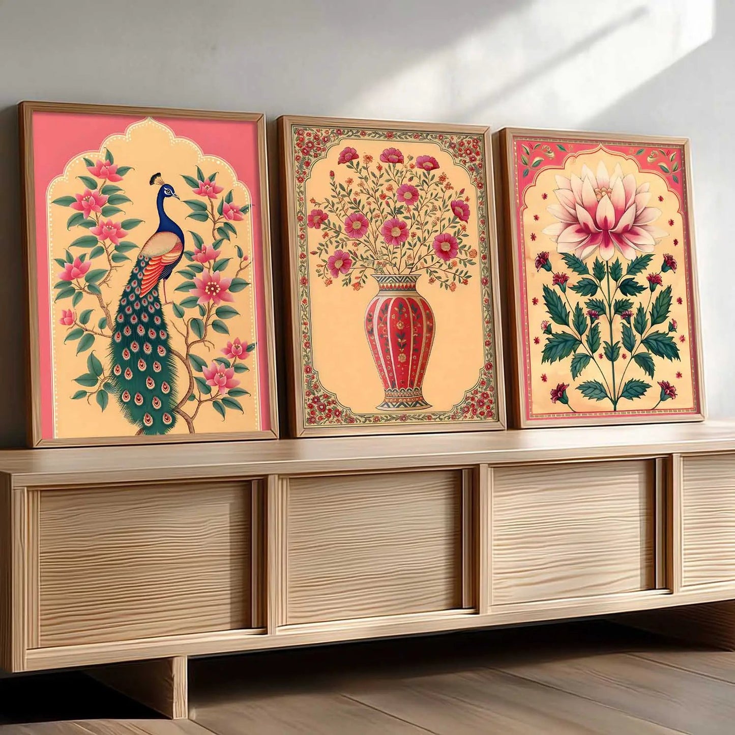 Floral   Wall  Art  Paintings for Living Room - Wall Poster With frames