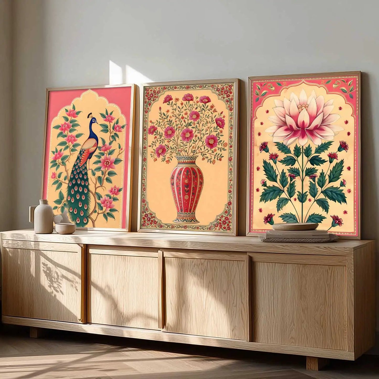 Floral   Wall  Art  Paintings for Living Room - Wall Poster With frames