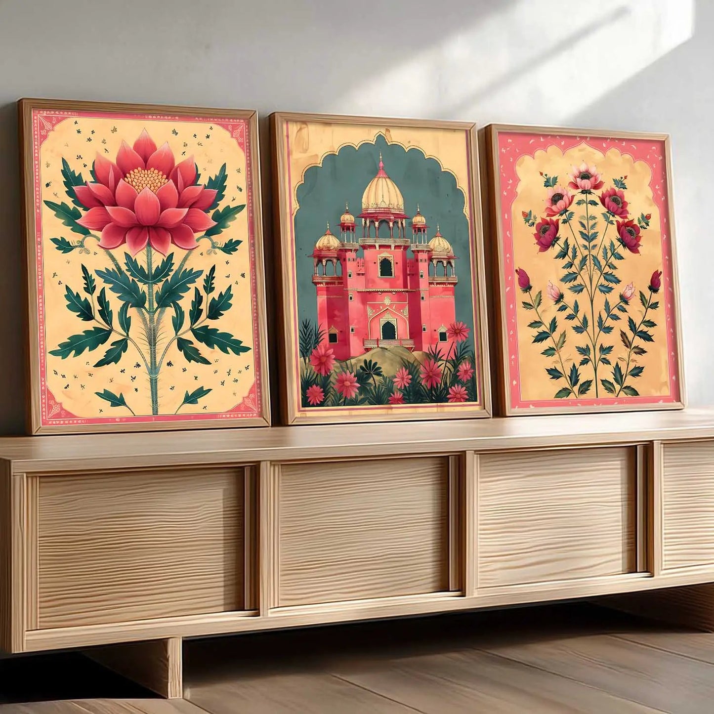 Floral   Wall   Art  Paintings for Living Room - Wall Poster With frames