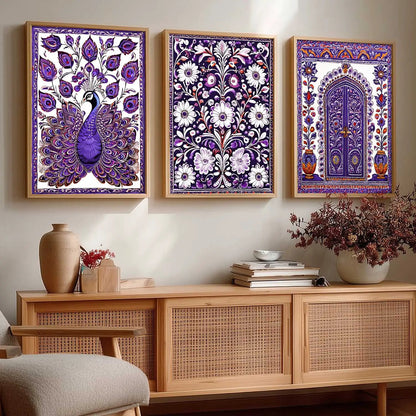 Traditional  Wall Art Paintings for Living Room - Wall Poster With frames