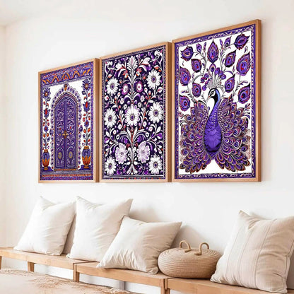 Traditional  Wall Art Paintings for Living Room - Wall Poster With frames