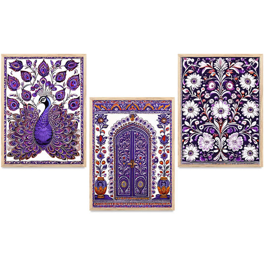 Traditional  Wall Art Paintings for Living Room - Wall Poster With frames