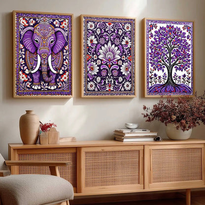 Traditional  Wall   Art  Paintings for Living Room - Wall Poster With frames