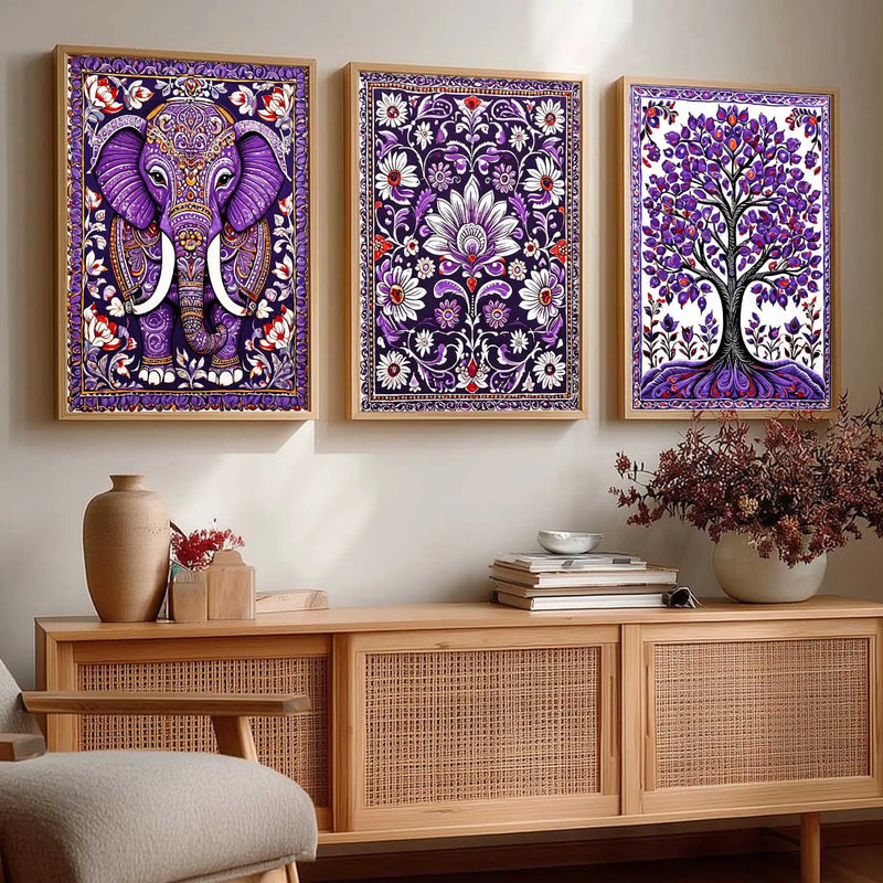 Traditional  Wall   Art  Paintings for Living Room - Wall Poster With frames