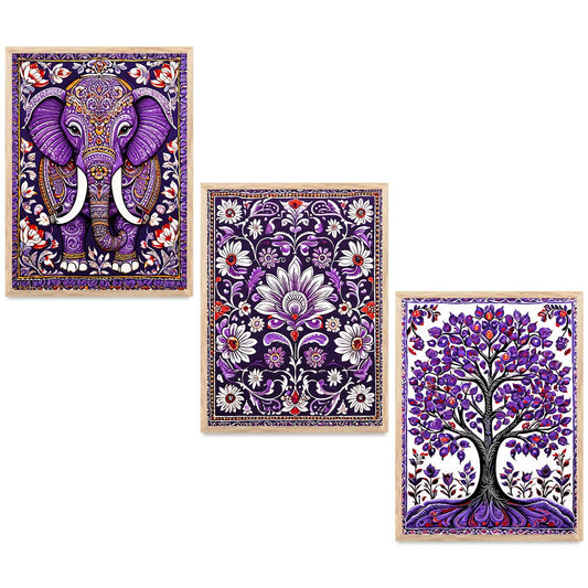 Traditional  Wall   Art  Paintings for Living Room - Wall Poster With frames