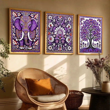 Traditional  Wall   Art  Paintings for Living Room - Wall Poster With frames