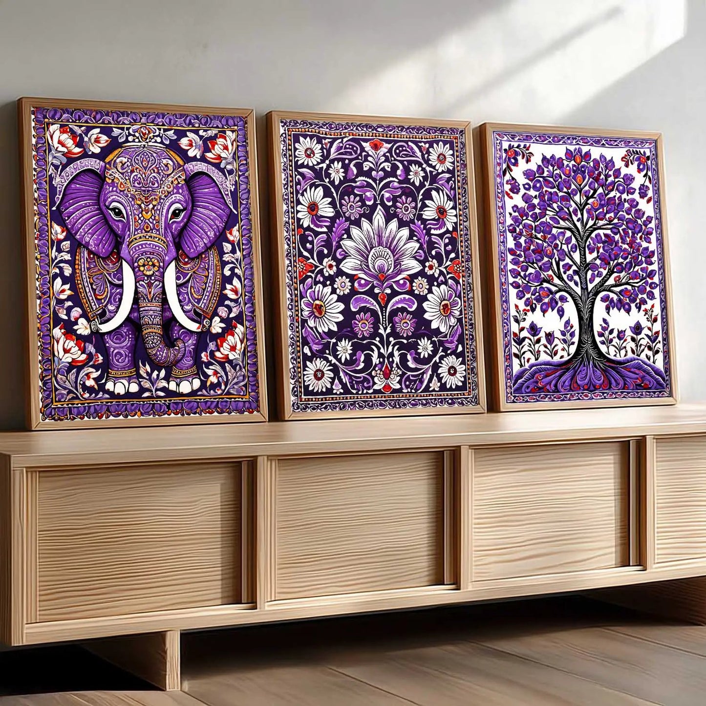 Traditional  Wall   Art  Paintings for Living Room - Wall Poster With frames