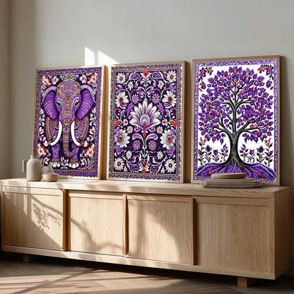 Traditional  Wall   Art  Paintings for Living Room - Wall Poster With frames