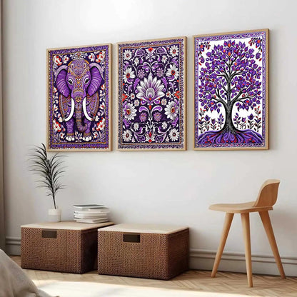 Traditional  Wall   Art  Paintings for Living Room - Wall Poster With frames