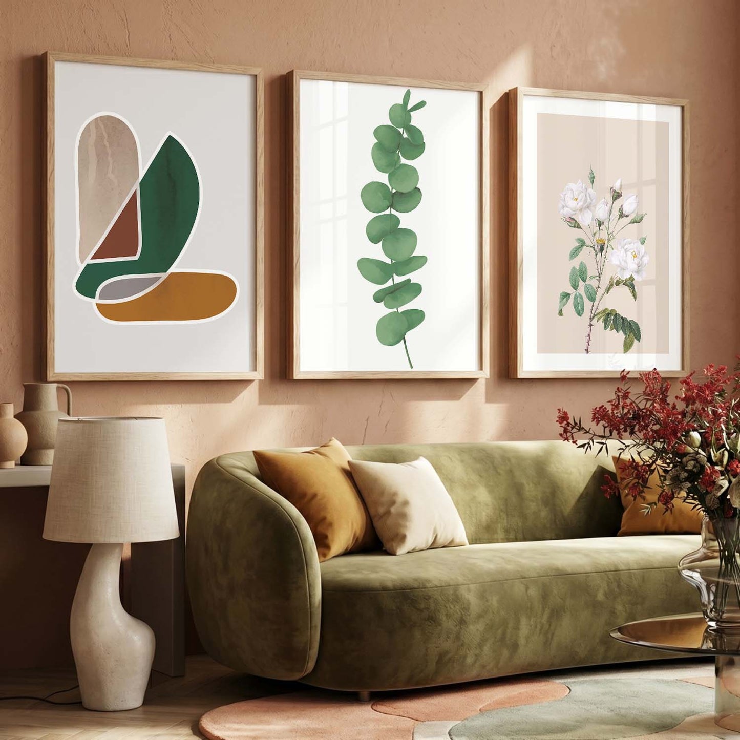 Nature Theme Modern Art Wall Arts with Frame : Abstract Art